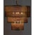 Three tiers of metal mesh create the look of a chandelier, but with an edgier, more modern aesthetic. Handcrafted and...