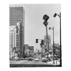 1970s Wilshire Boulevard Los Anglese Photograph by Don Ware