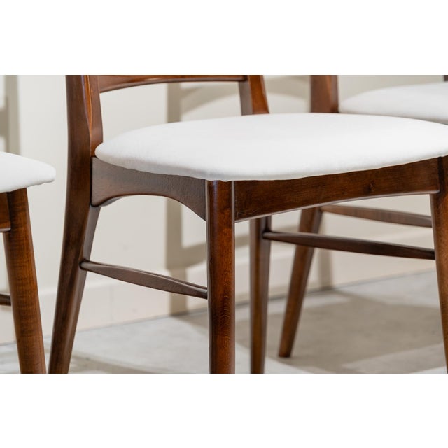 Brown Danish Lis Chairs from Niels Kofoed, 1960s, Set of 4 For Sale - Image 8 of 12