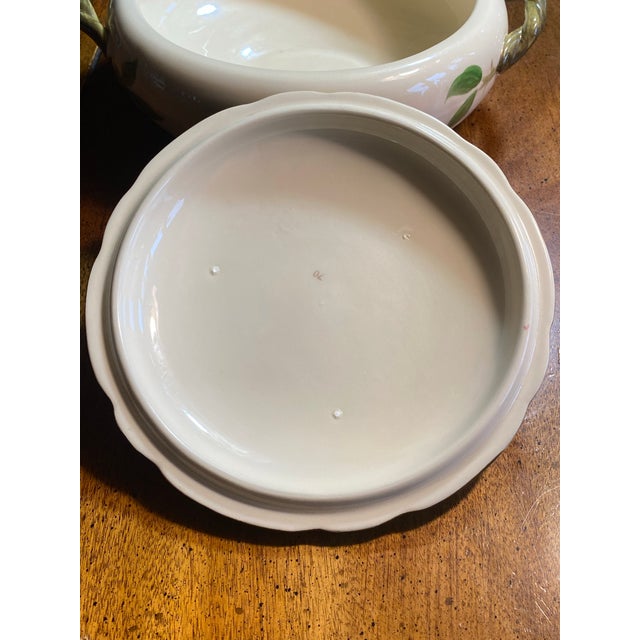 Ceramic Franciscan Desert Rose 7” Covered Vegetable Casserole Dish Usa For Sale - Image 7 of 12