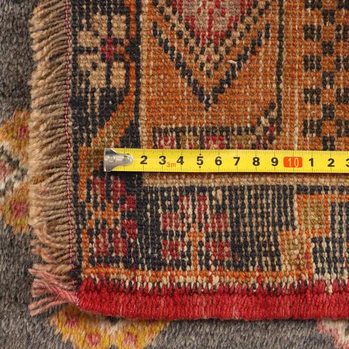 Red Patterned Yahyaly Carpet, Türkiye For Sale - Image 8 of 9