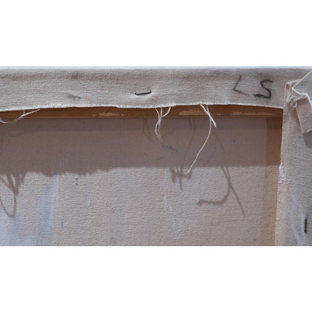 Textile 2012 Contemporary Expressionist Style Sunset Seascape Oil Painting by Joe Reno For Sale - Image 7 of 7