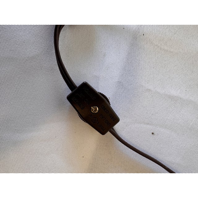 Vintage 1980s Art Nouveau Dragonfly Stained Glass Double-Lit Desk or Table Lamp For Sale - Image 13 of 17