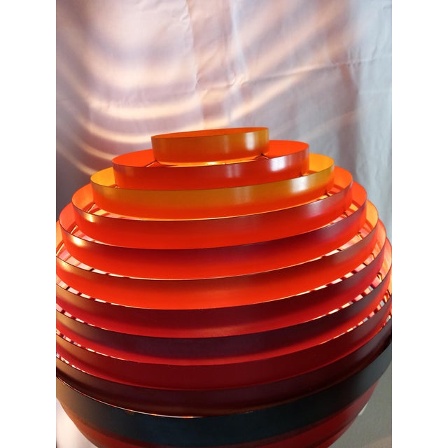 Mid-Century Modern Suspension Lamp by Wilhelm Vest for Vest Leuchten Austria For Sale - Image 3 of 9