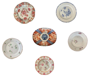 18th & 19th Century Chinese Porcelain Plates, Set of 6