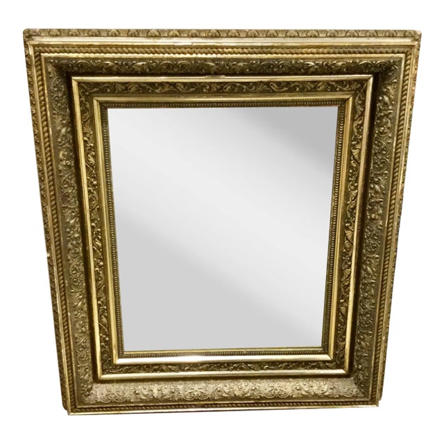 Antique Gold Frame Mirror Chairish