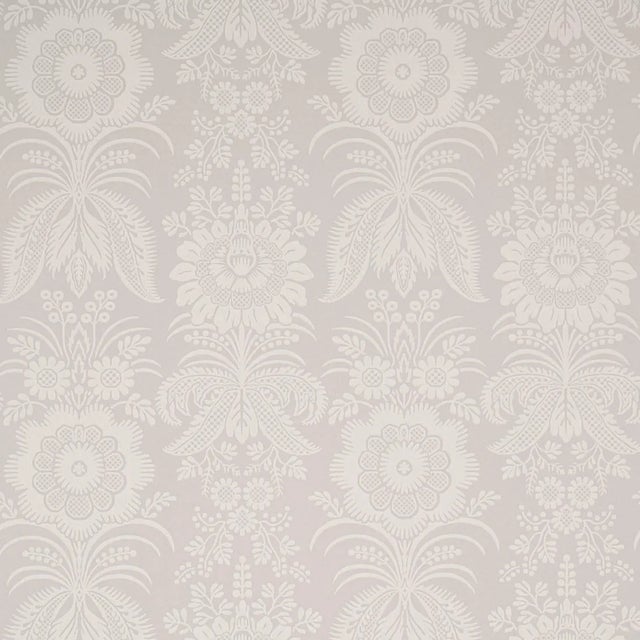 Schumacher Greta Wallpaper in Grey - 11 Yards For Sale