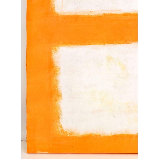 Domenick Capobianco Abstraction in Orange Oil For Sale - Image 4 of 6