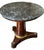 Antique Early 19c French Empire Mahogany & Marble Gueridon Round Table For Sale - Image 4 of 5