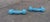 This Pair (2x) of Drawer Pulls are made of Blue Opaline Glass under the US Patent (1639159) of Anderson William August on...