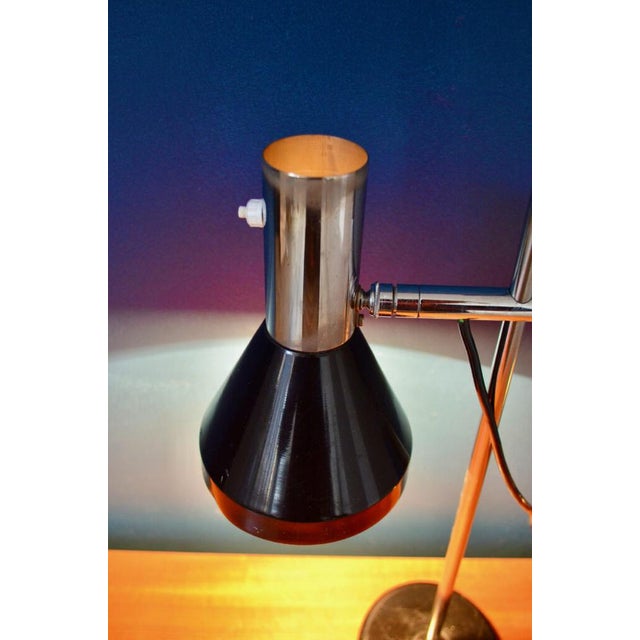 Beige Modernist Adjustable Desk Lamp, 1960s For Sale - Image 8 of 17