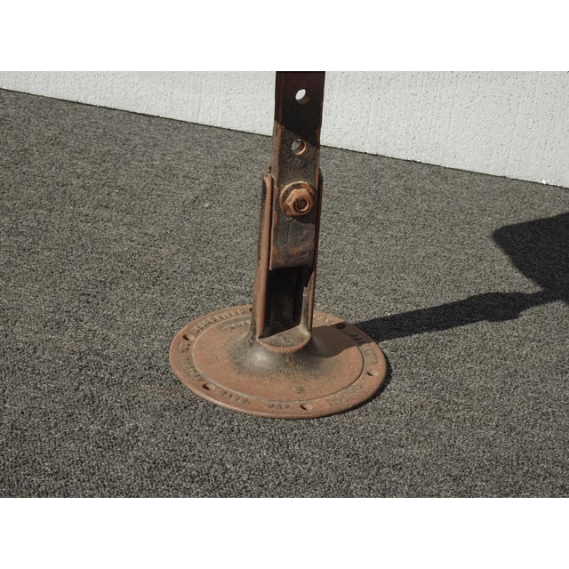 Set of Two Antique Class Room Desks and Chairs ~ Iron Child Sized For Sale - Image 12 of 12