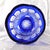 Large Blue Cut to Clear Vase For Sale In San Francisco - Image 6 of 7