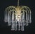 1980s Lady Grace, Chandelier With Pink and Transparent Pendants, Murano Glass For Sale - Image 15 of 15