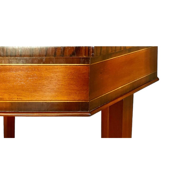 Early 21st Century Early 21st Century Mahogany and Rosewood Center Table by Maitland Smith For Sale - Image 5 of 7