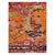 A vintage Caucasian Karabagh accent rug handmade during the mid-20th century with a pictorial design of a lion and...