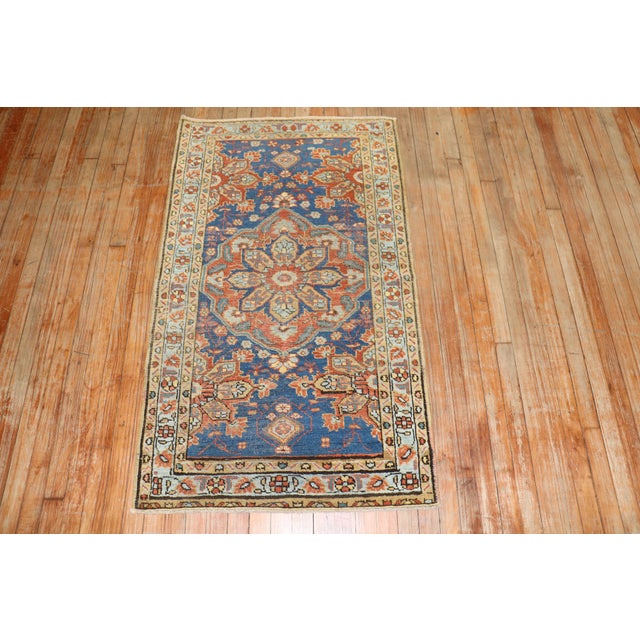 20th Century Persian Heriz Rug - 2'10" x 4'11" For Sale - Image 9 of 18