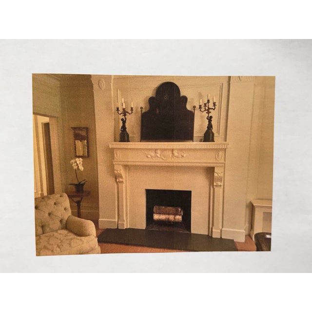 19th Century Head Board With Hand Painted Boat Scene For Sale - Image 10 of 12