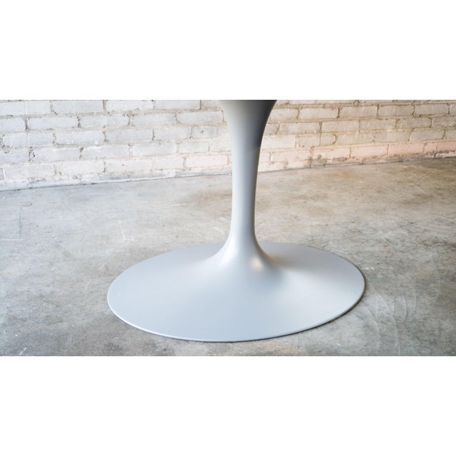 Mid-Century Modern Authentic Knoll Saarinen Grey Pedestal Table Base For Sale - Image 3 of 6