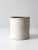 Off-white Antique White Salt Glaze Stoneware Crock With Brown Interior For Sale - Image 8 of 11