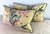 Vibrant Early 20th Century Floral Broad Cloth Pillows/Pair. For Sale - Image 10 of 10