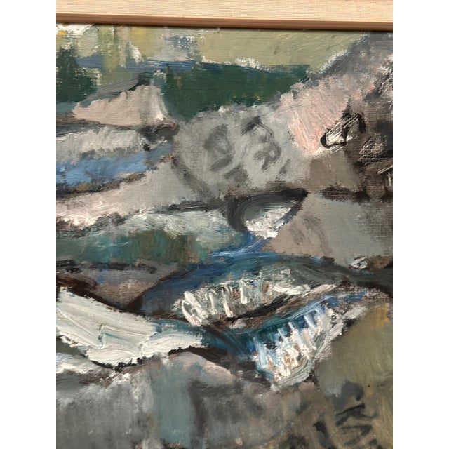 Kenny Wenkel, Fish Supper, 1960, Oil on Canvas For Sale - Image 7 of 17