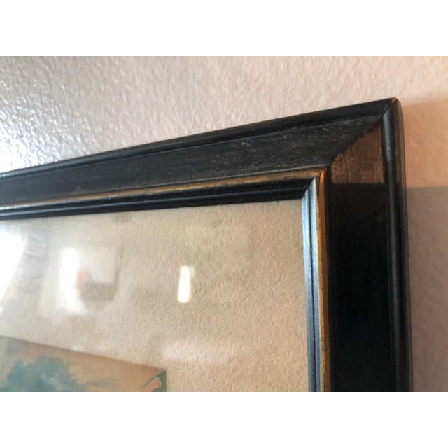 Mid 20th Century Watercolor of an East Coast Church by Ds Lefkowitz For Sale - Image 4 of 5