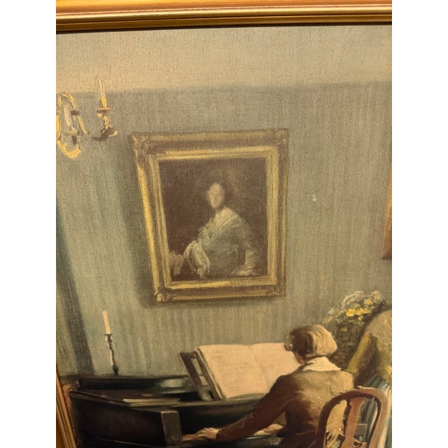 Richard Schaupp "The Adagio" Reproduction Painting, Framed For Sale - Image 12 of 12