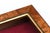 Brown Vintage Tabletop Burl Wood and Glass Keyed Collector’s Display Box For Sale - Image 8 of 11