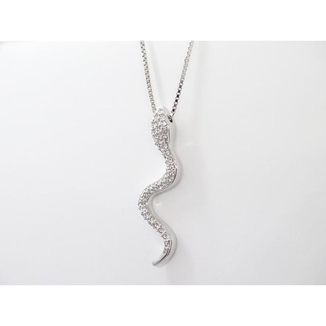 Snake Pendant Necklace from Swarovski, Austria, 2000s For Sale - Image 10 of 18