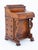 Wood Victorian Davenport Desk Burr Walnut Pop Up Mechanism 1880 For Sale - Image 7 of 7