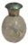 1920s Cut Crystal Sterling Guilloche Enamel Vase For Sale