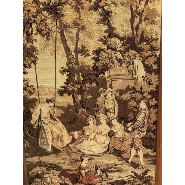 Textile 19th Century French Tapestries - a Pair For Sale - Image 7 of 8