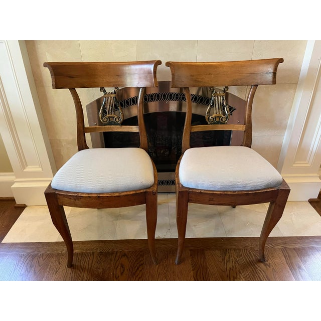 Wood 1800’s Dining Chairs Biedermeier Style Italy For Sale - Image 7 of 7