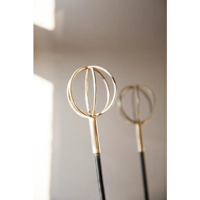 Metal Coat Stand Astrolab by Roger Feraud, 1950s For Sale - Image 7 of 8