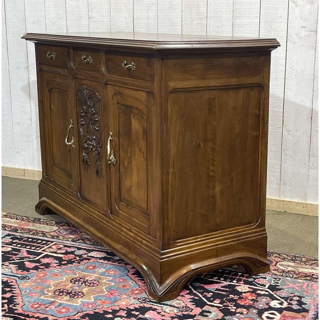 Art Nouveau Sideboard in Walnut For Sale - Image 13 of 18
