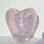 Large pink glass with bubble inclusions. Thick walls and heavy construction with great size and weight. Large rounded...