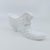 White Vintage Fenton Hobnail Milk Glass Slipper For Sale - Image 8 of 12