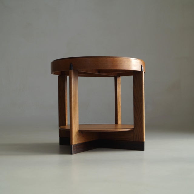 Vintage Dutch Art Deco Side Table, 1920s For Sale - Image 12 of 18