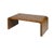 Contemporary Matthew Izzo Home Newbury Dark Burlwood Waterfall Edge Coffee Table For Sale - Image 3 of 7