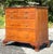 Brown Vintage Traditional American Chippendale 1760s Figured Walnut Graduated Chest of Drawers For Sale - Image 8 of 10