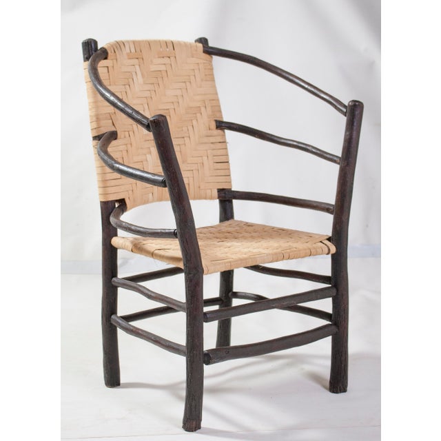 Pair Vintage Old Hickory Barrel Chair Style Andrew Jackson For Sale In Nashville - Image 6 of 18
