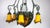 French Wrought Iron Glass Chandelier, 1990s For Sale - Image 15 of 15