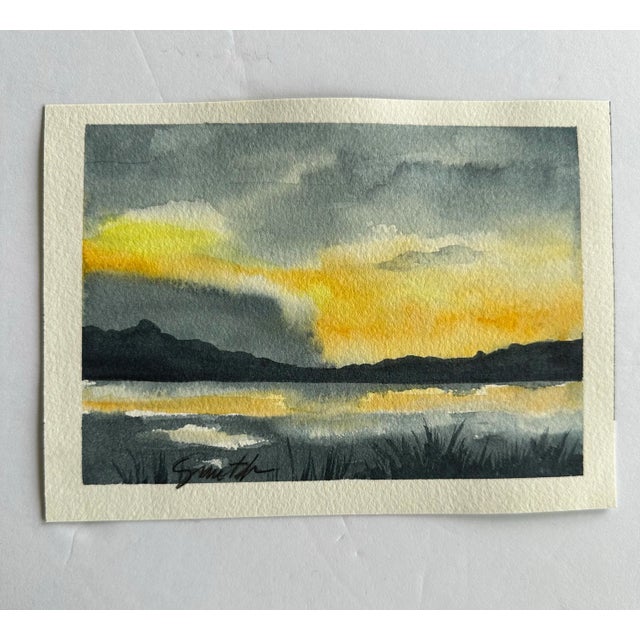 One of the many sunsets I have witnessed. Like a fingerprint, each is intricately unique. Signed and ready to frame. Nancy...