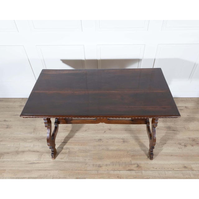 Traditional 19th Century Walnut Fratino Table For Sale - Image 3 of 9