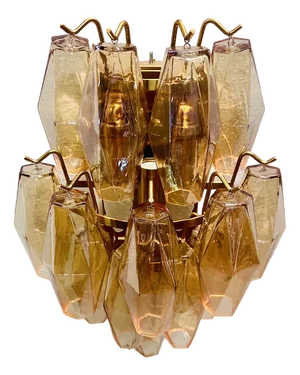 Murano Wall Lights, 1970s, Set of 2