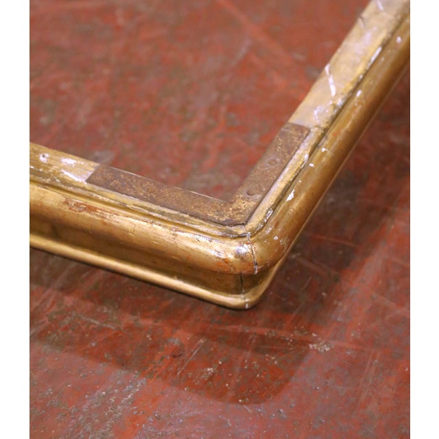 Gold 19th Century French Louis XV Carved Giltwood Canapé De Lit Crest For Sale - Image 8 of 9