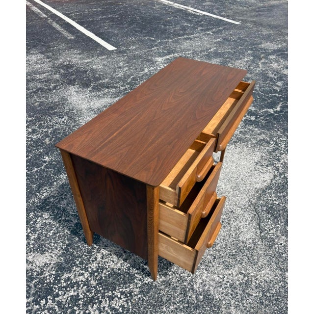 Mid 20th Century Fully-Refinished Mid Century Stanley Desk For Sale - Image 5 of 12