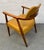 Mid 20th Century 60's Mid-Century Modern Walnut and Vinyl Armchair For Sale - Image 5 of 8