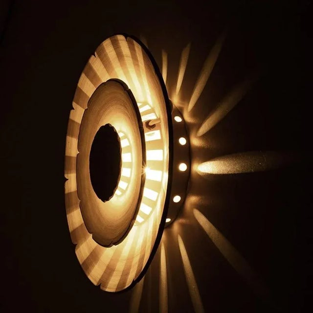 Ceramic Vintage Danish Wall Light in the style of Axella, 1970s For Sale - Image 7 of 12